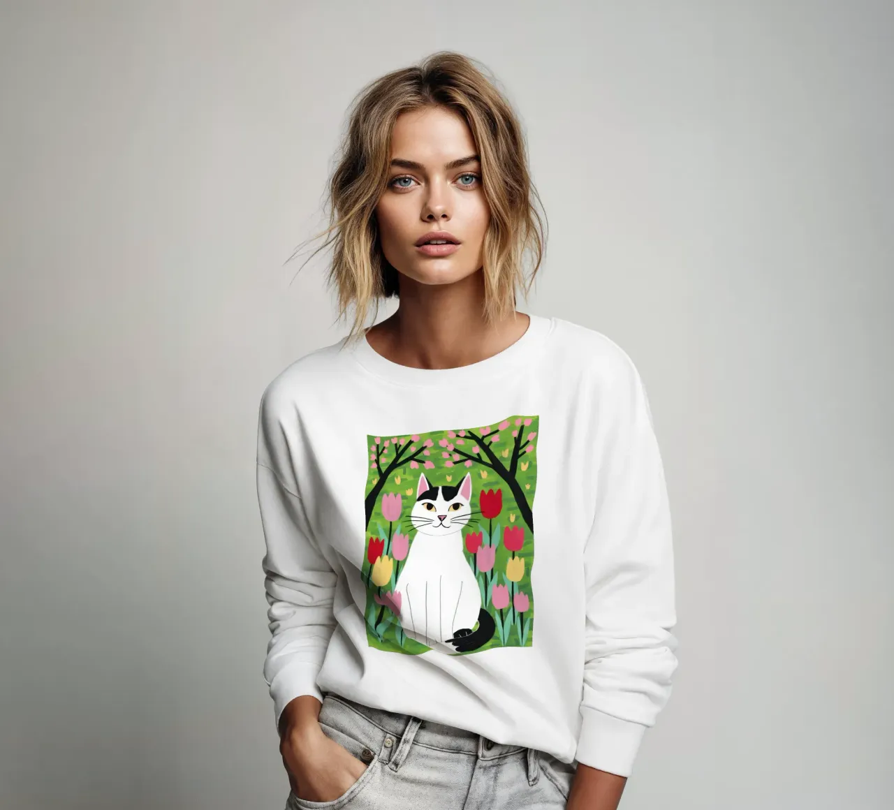 Tulipano Gigante Gentile felpa da Prism Ritual