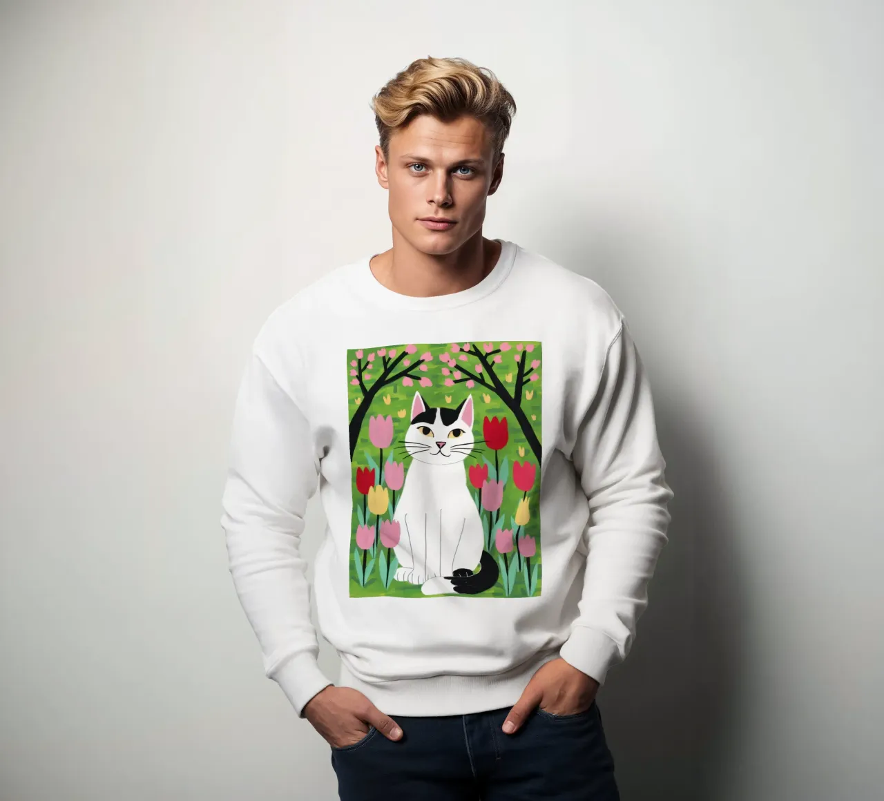 Tulipano Gigante Gentile felpa da Prism Ritual