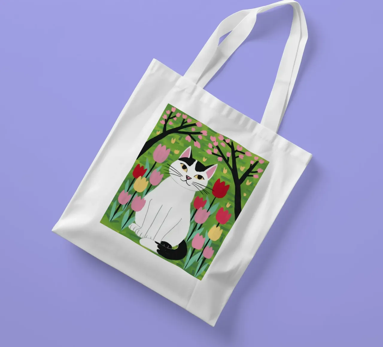 Tulipano Gigante Gentile borsa in juta da Prism Ritual