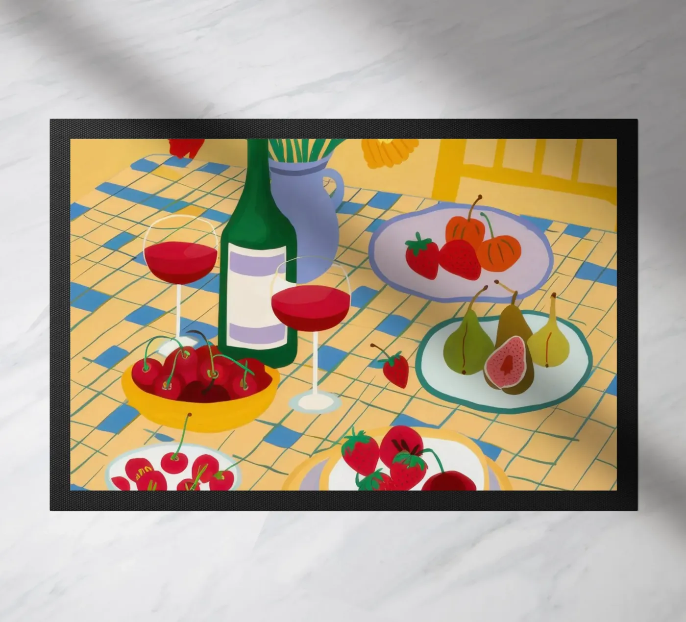 Table Bountiful Feast doormat by Prism Ritual