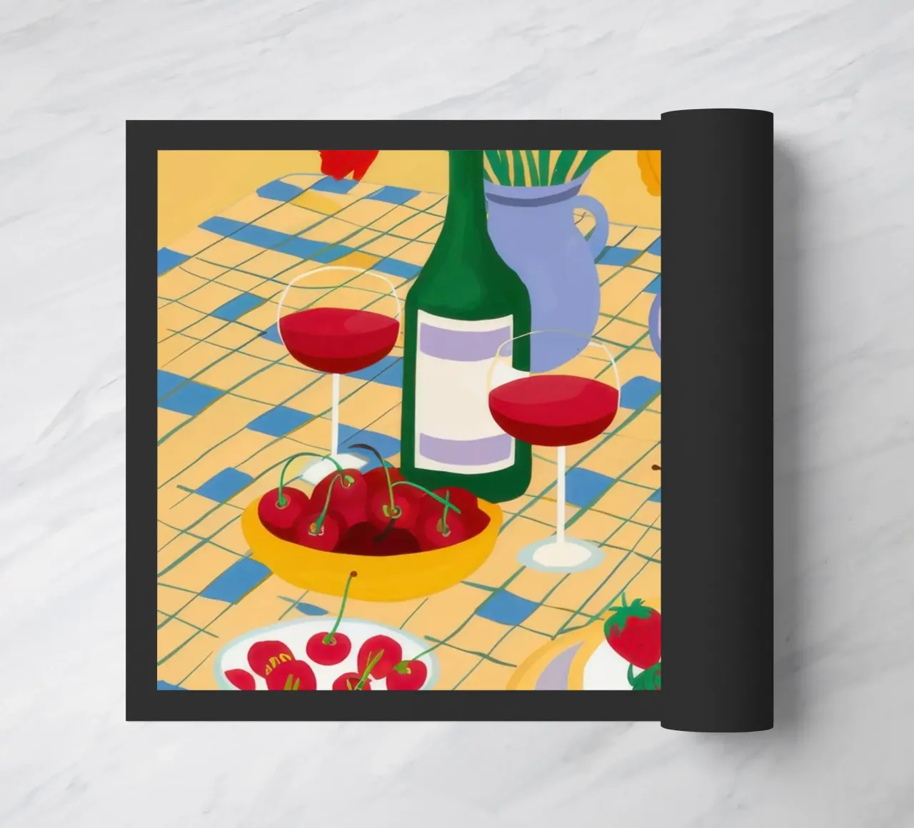 Table Bountiful Feast doormat by Prism Ritual