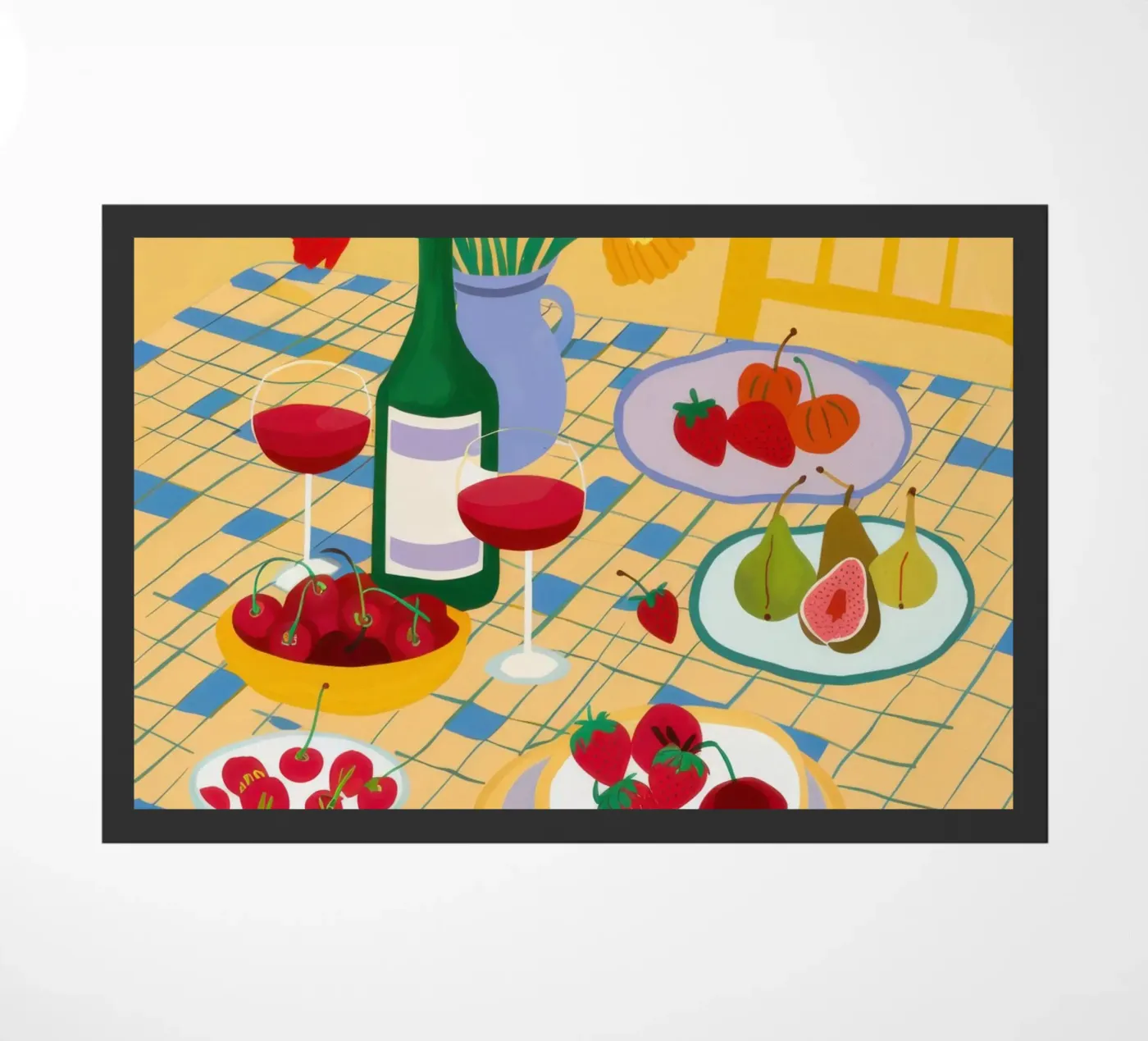 Table Bountiful Feast doormat by Prism Ritual