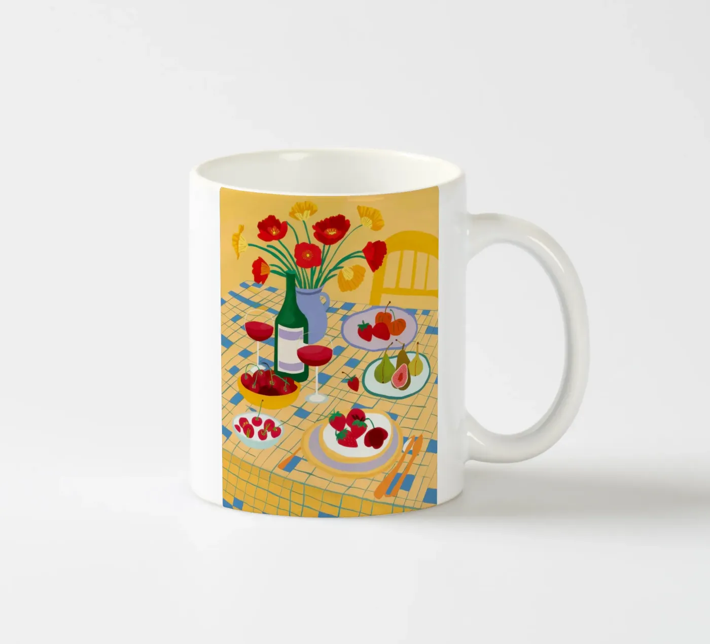 Table Bountiful Feast ceramic mug by Prism Ritual