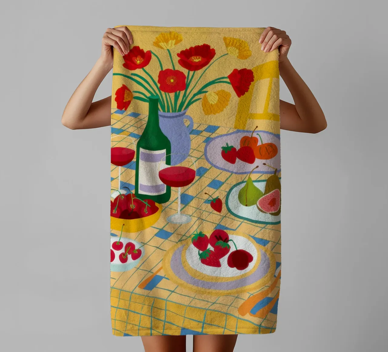 Table Bountiful Feast towel by Prism Ritual