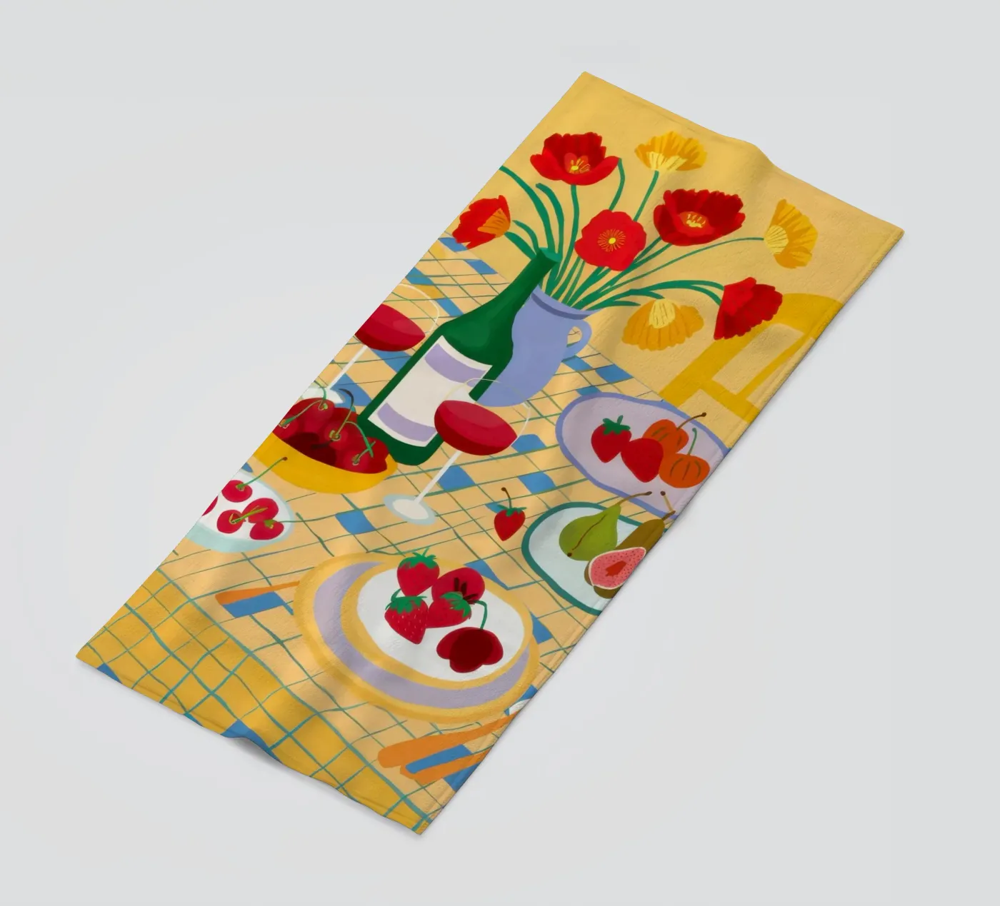 Table Bountiful Feast strandhanddoek van Prism Ritual