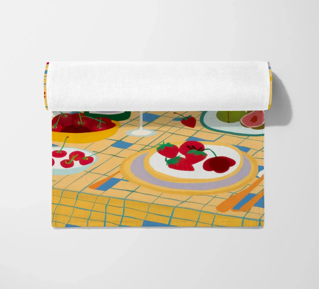 Tafel Overvloedig Feest strandhanddoek van Prism Ritual