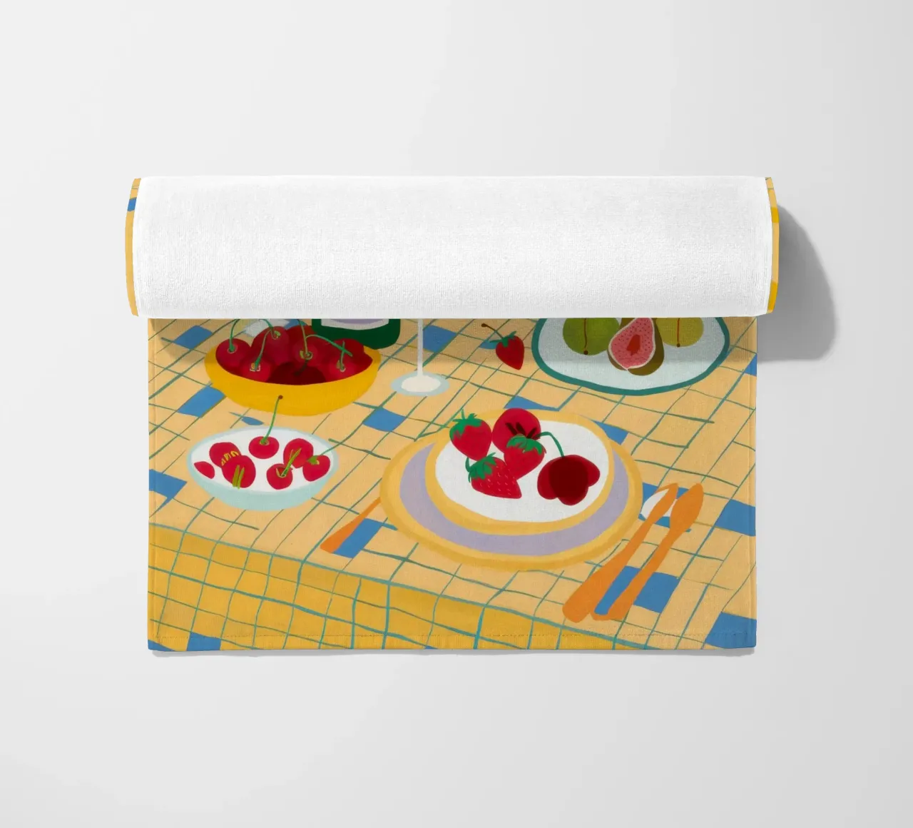 Tafel Overvloedig Feest strandhanddoek van Prism Ritual