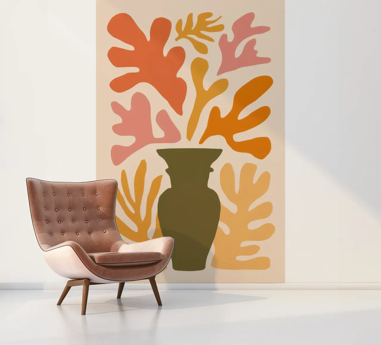Homenaje al bodegón Maraoui papel para pared de Flock Reverie