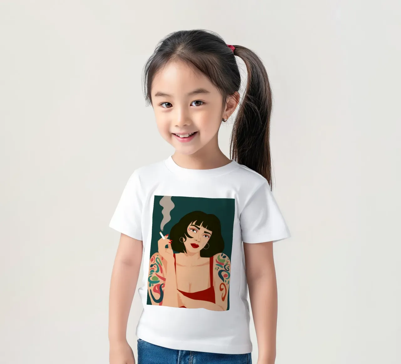 Sfida con inchiostro cremisi t-shirt bambini da Prism Ritual