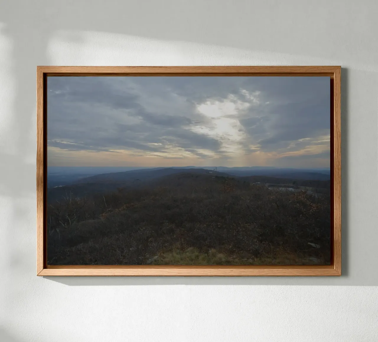 Soft Light on the Hills at Dusk canvas by byrieneke