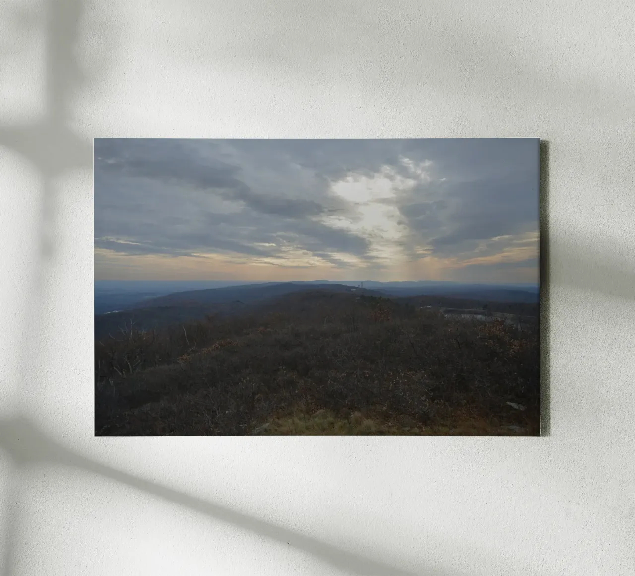 Soft Light on the Hills at Dusk canvas by byrieneke