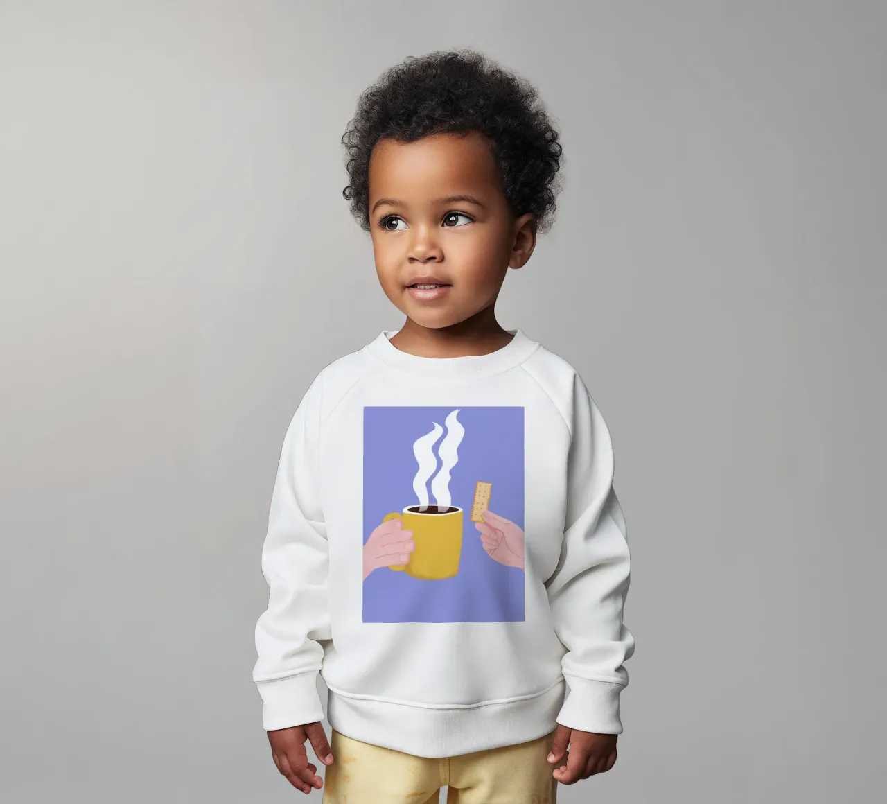 Mattina Primo Sorso felpa neonato da Prism Ritual