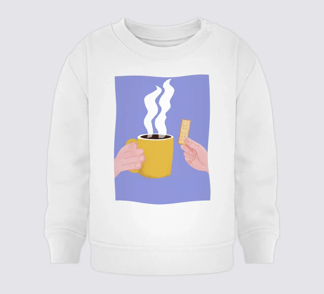 Mattina Primo Sorso felpa neonato da Prism Ritual