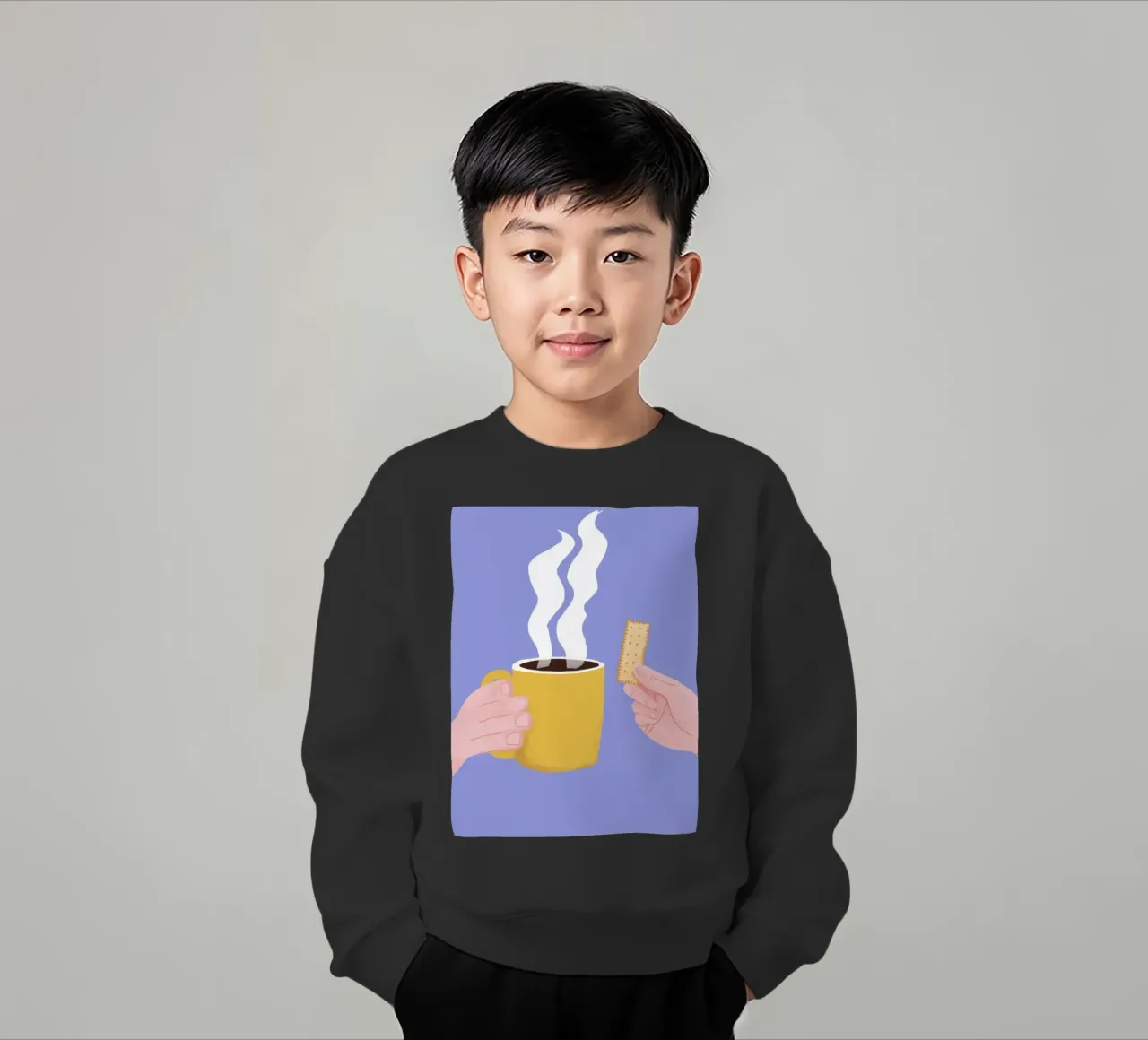 Mattina Primo Sorso felpa bambino da Prism Ritual