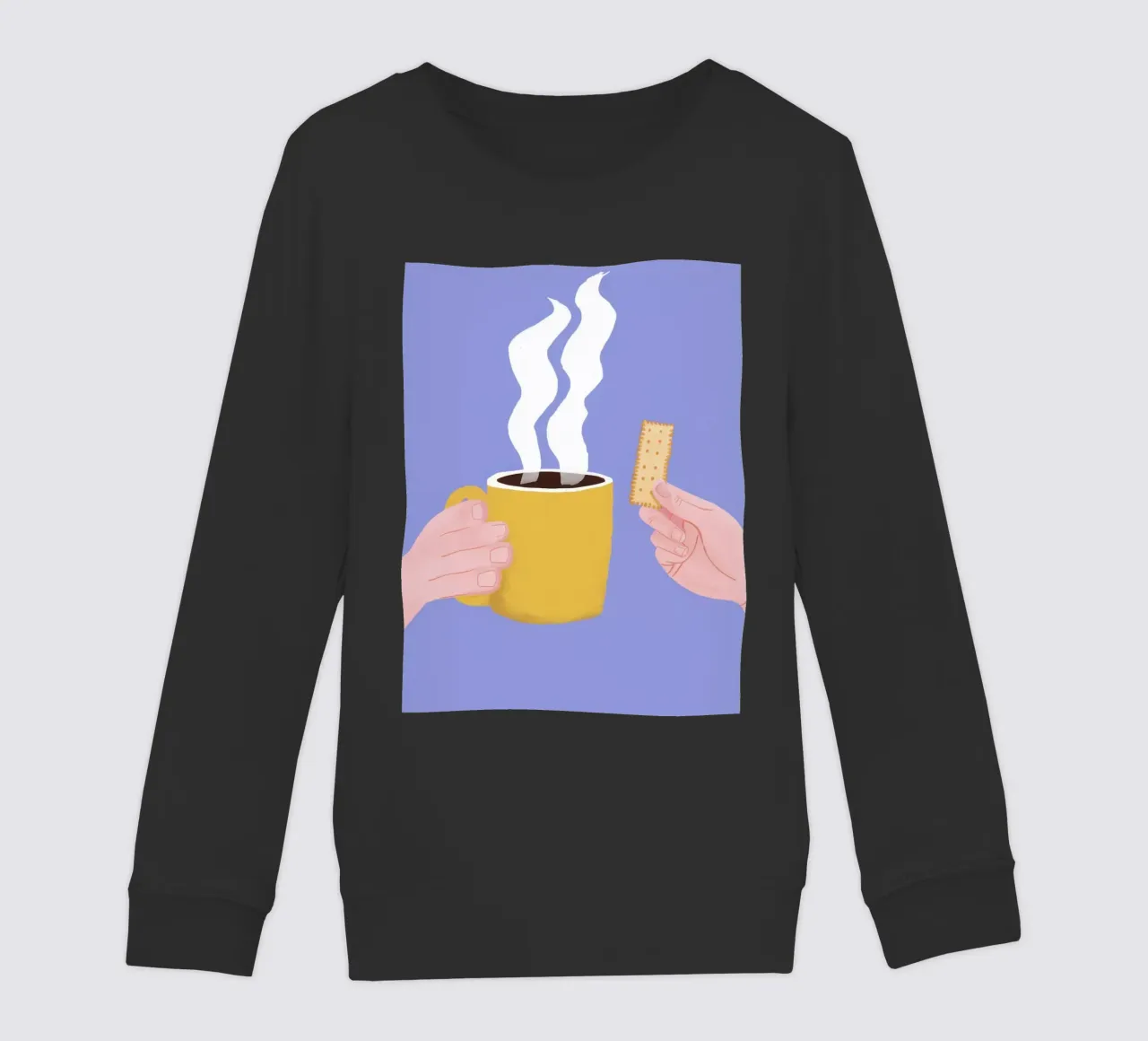 Mattina Primo Sorso felpa bambino da Prism Ritual