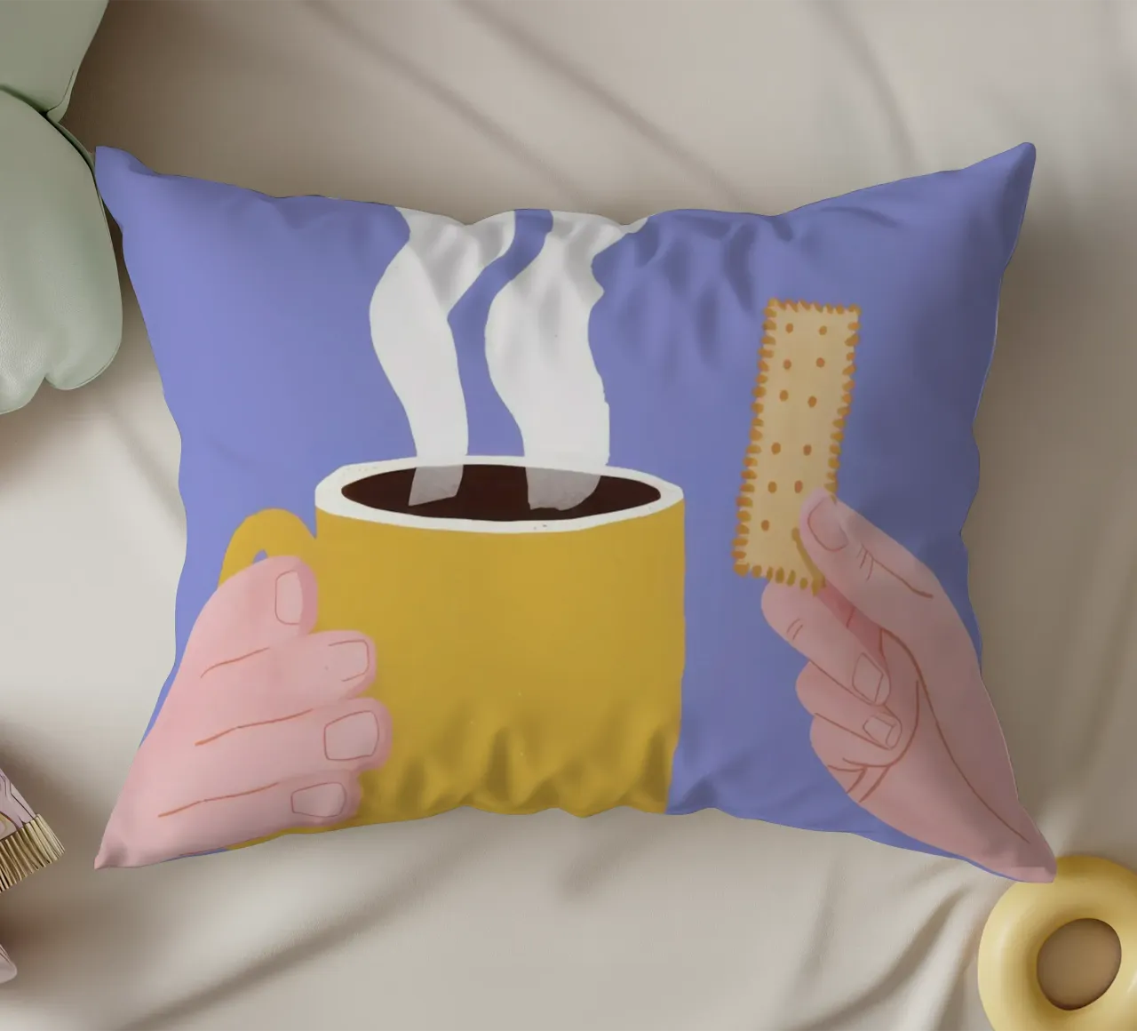 Mattina Primo Sorso cuscino da Prism Ritual