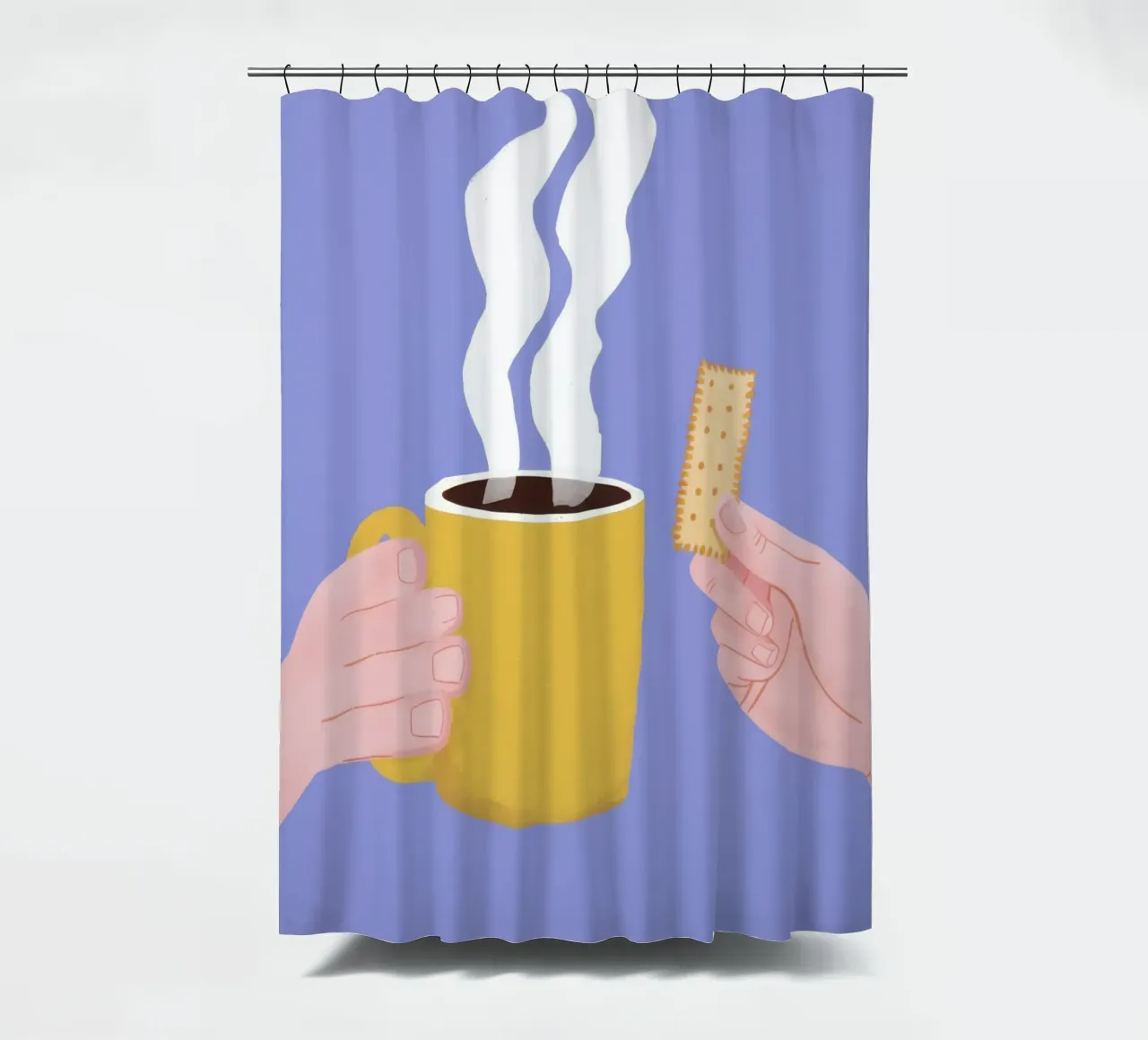 Mattina Primo Sorso tenda da doccia da Prism Ritual
