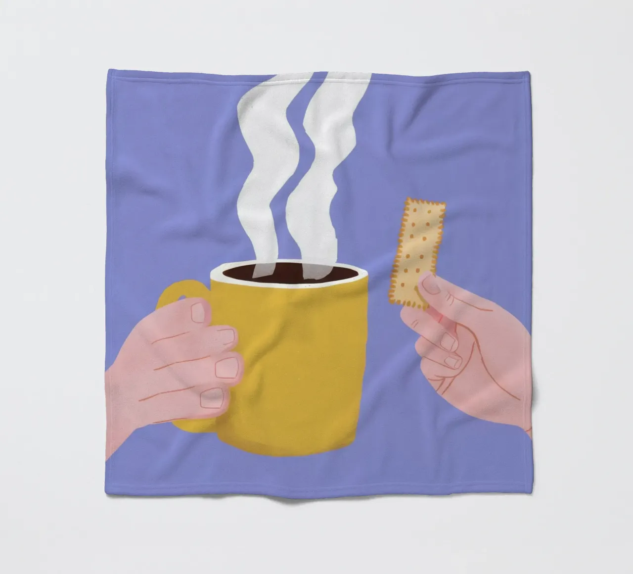 Mattina Primo Sorso coperta in pile da Prism Ritual