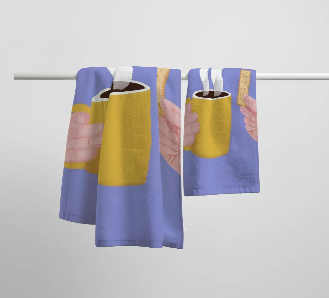 Mattina Primo Sorso asciugamano da bagno da Prism Ritual