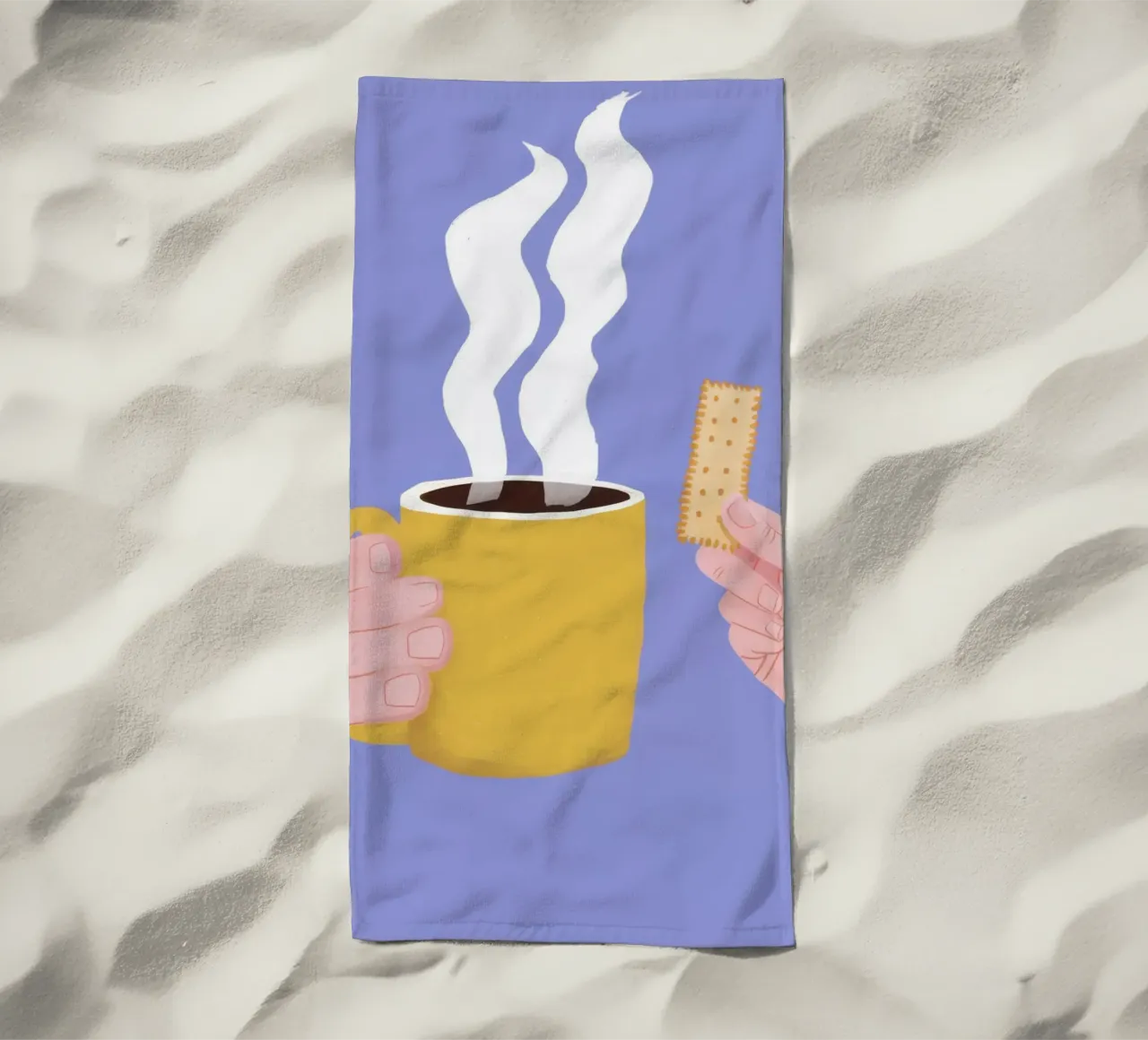 Mattina Primo Sorso telo mare da Prism Ritual