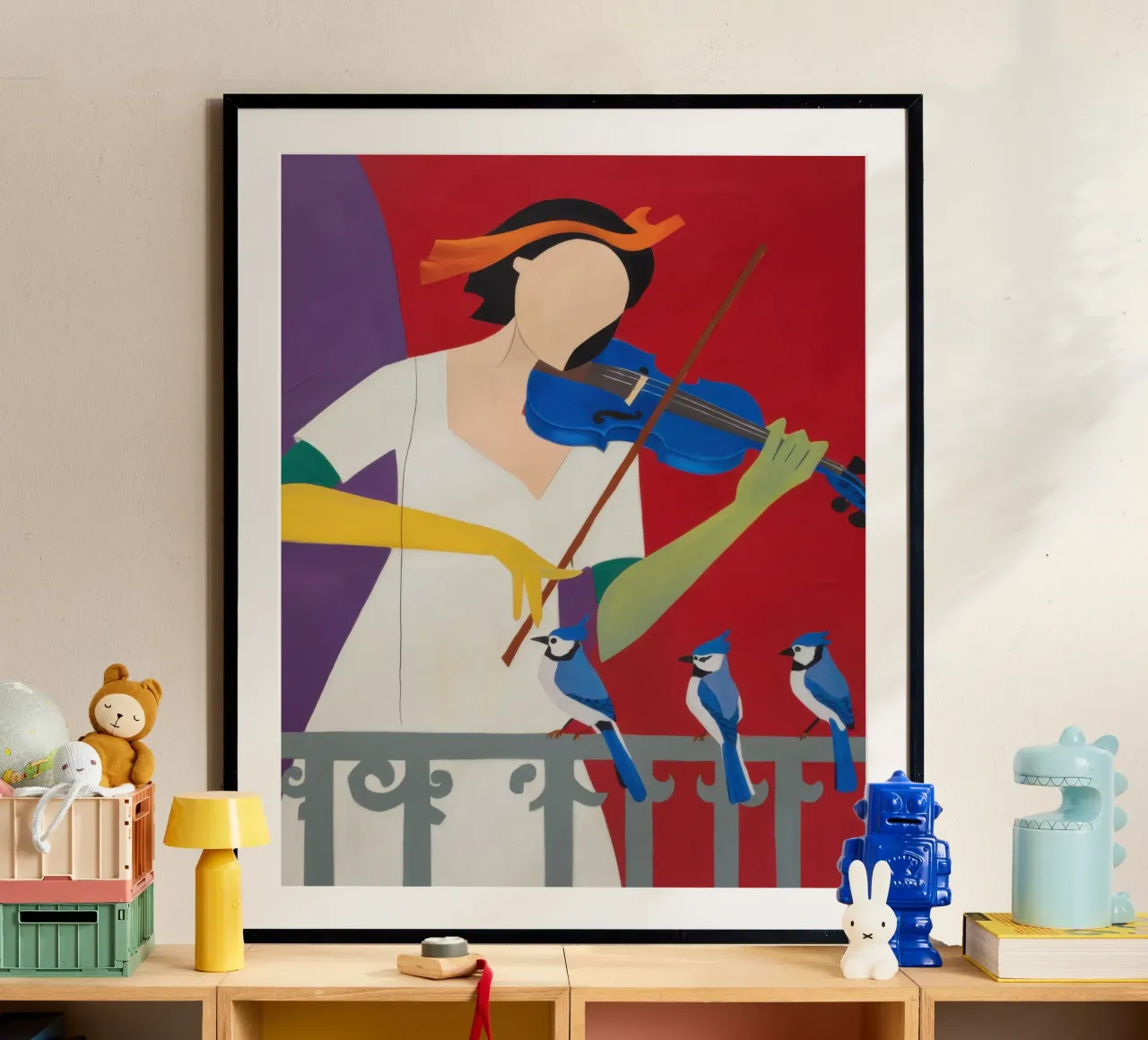 La canzone del violinista poster da Flock Reverie