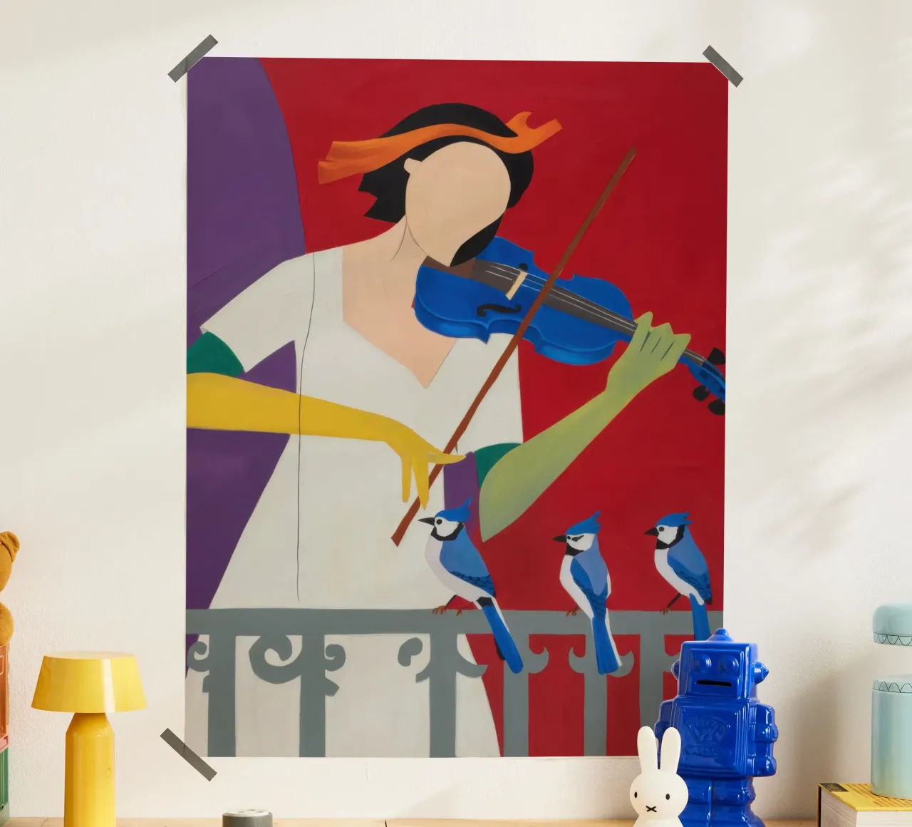La canzone del violinista poster da Flock Reverie