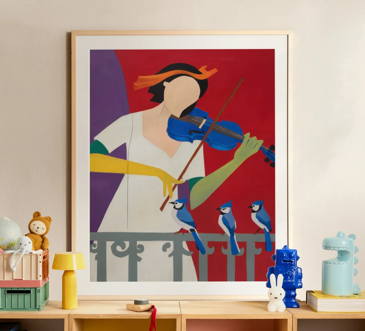 La canzone del violinista poster da Flock Reverie