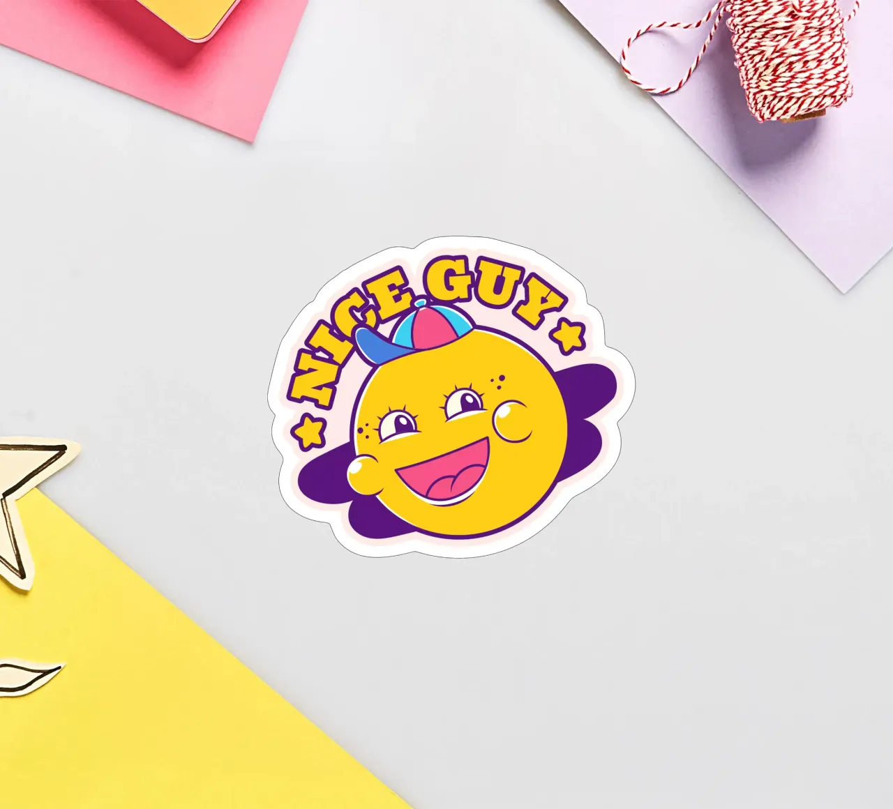 nice guy sticker van Sticker King