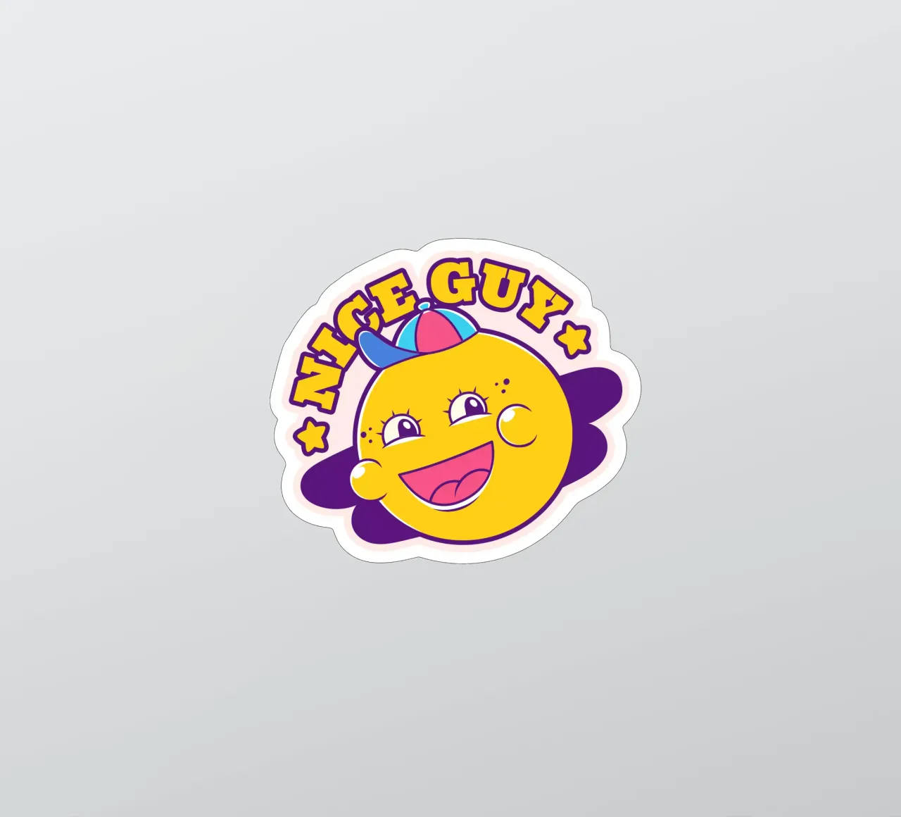 nice guy sticker van Sticker King