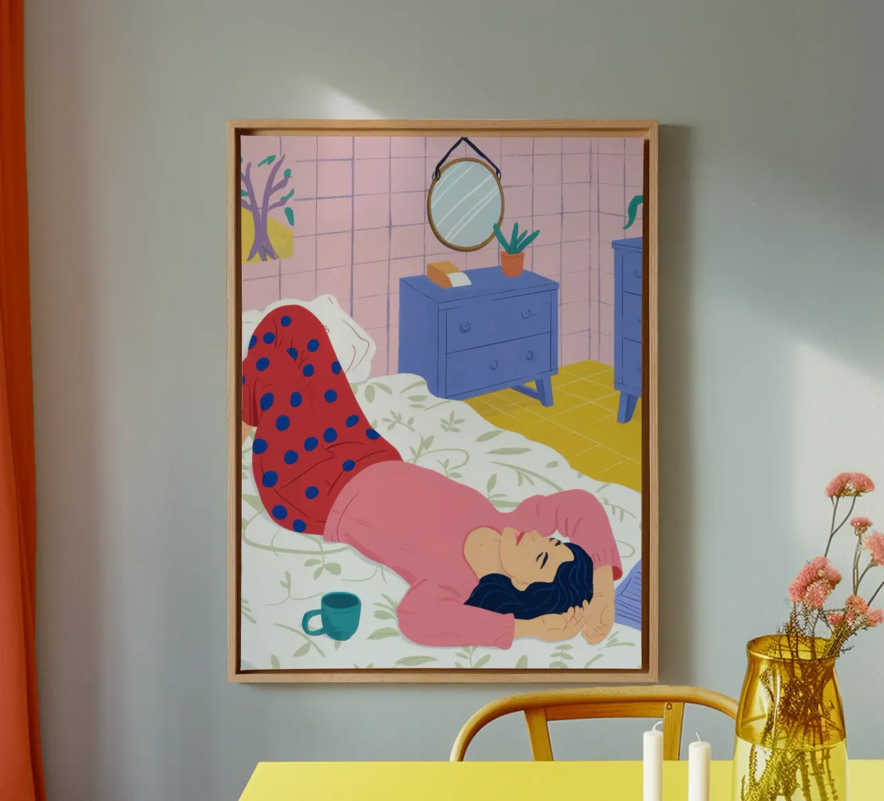 Sognatore Sonno cromatico tela da Prism Ritual