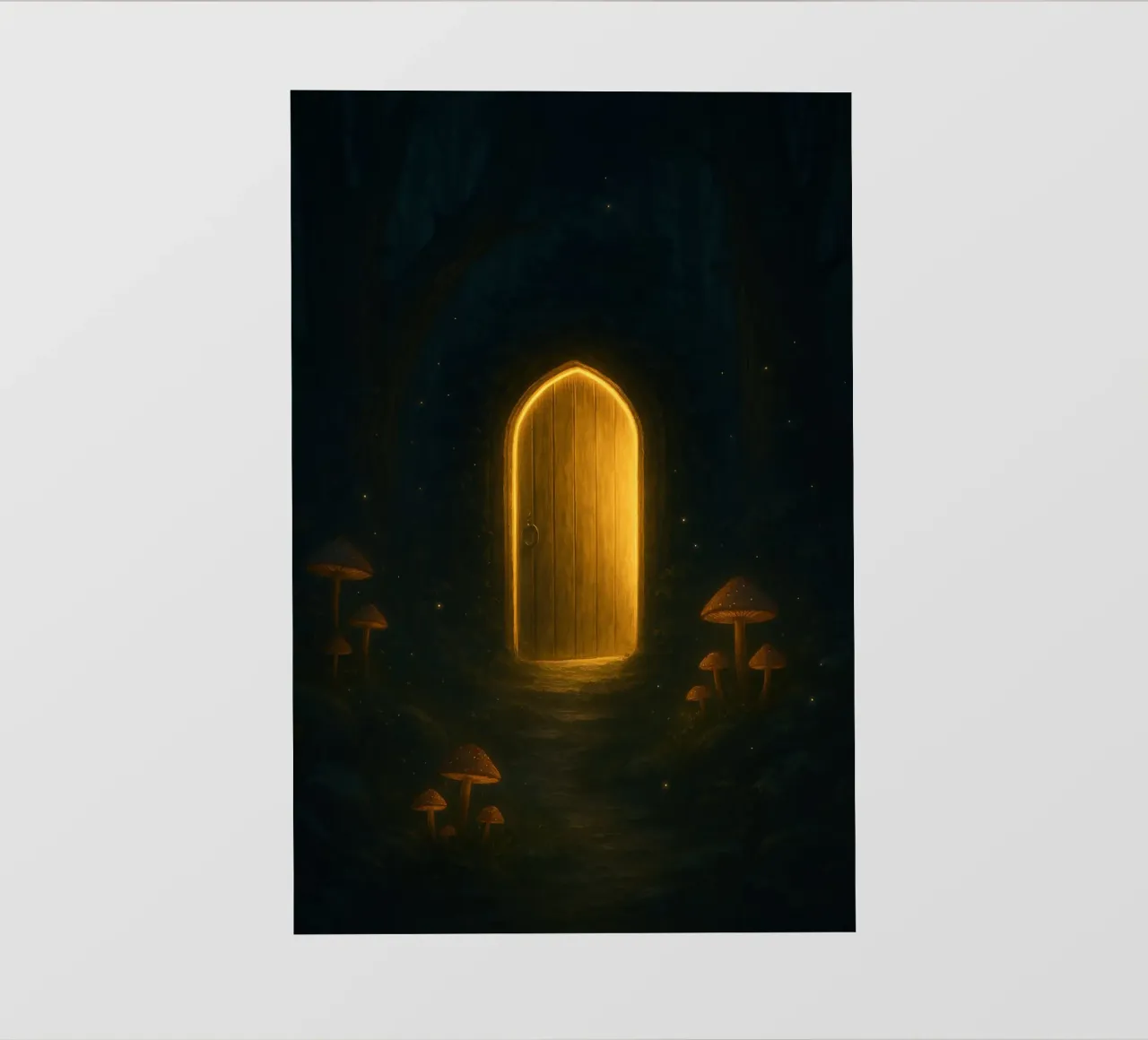 La porta incantata - Un portale verso l'ignoto telo in pvc da Graceful Desine