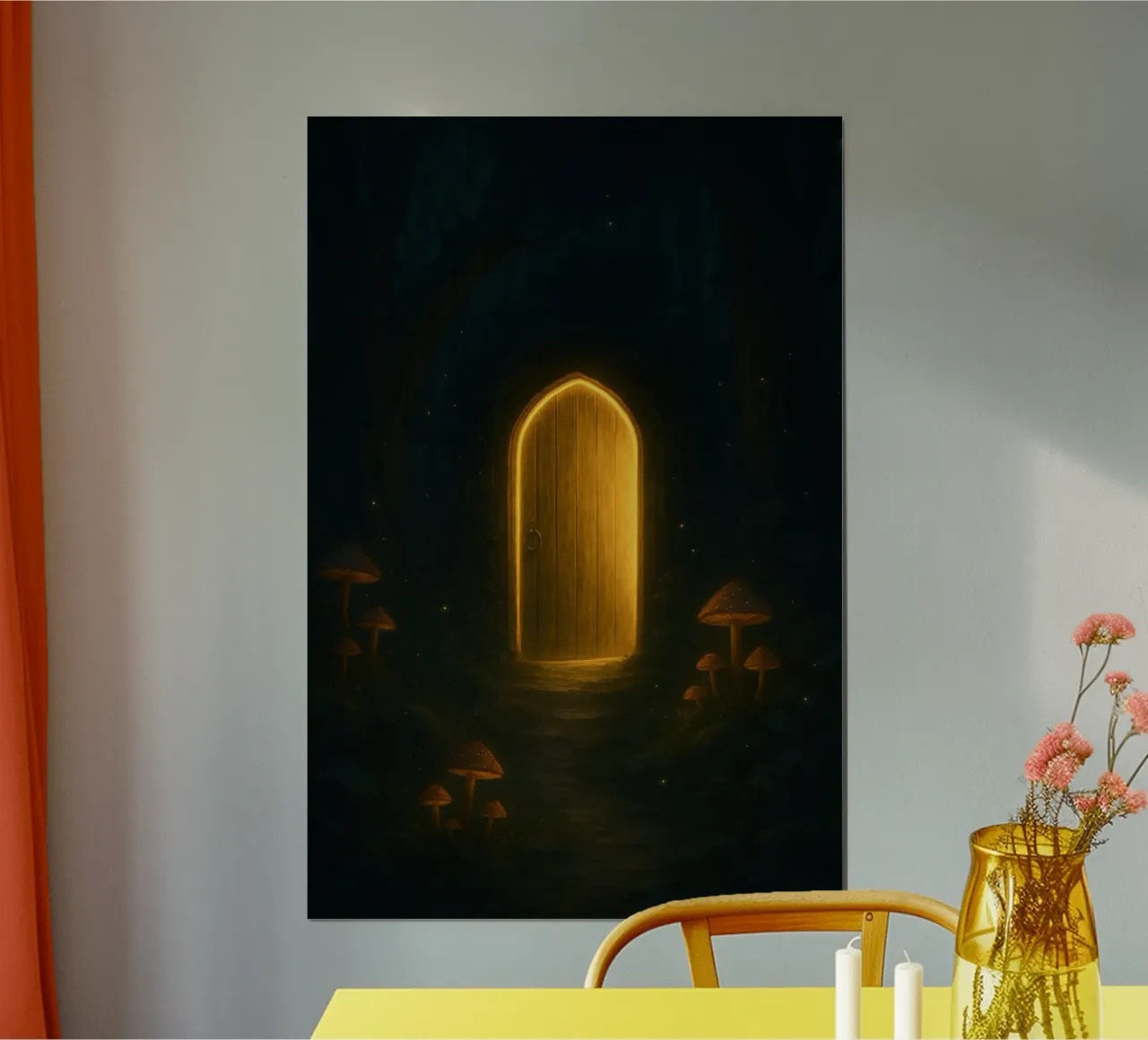 La porte enchantée - Un portail vers l'inconnu poster de Graceful Desine