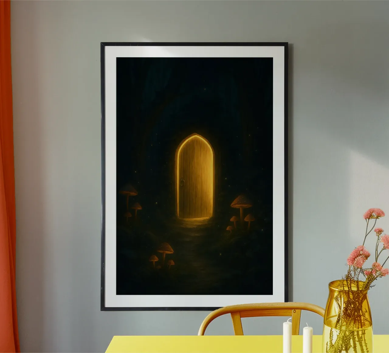 La porte enchantée - Un portail vers l'inconnu poster de Graceful Desine