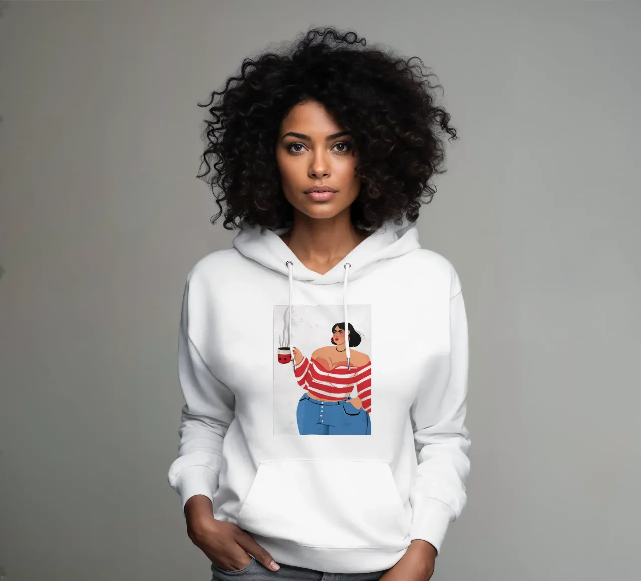 Espresso Warm Embrace felpa con cappuccio da Prism Ritual