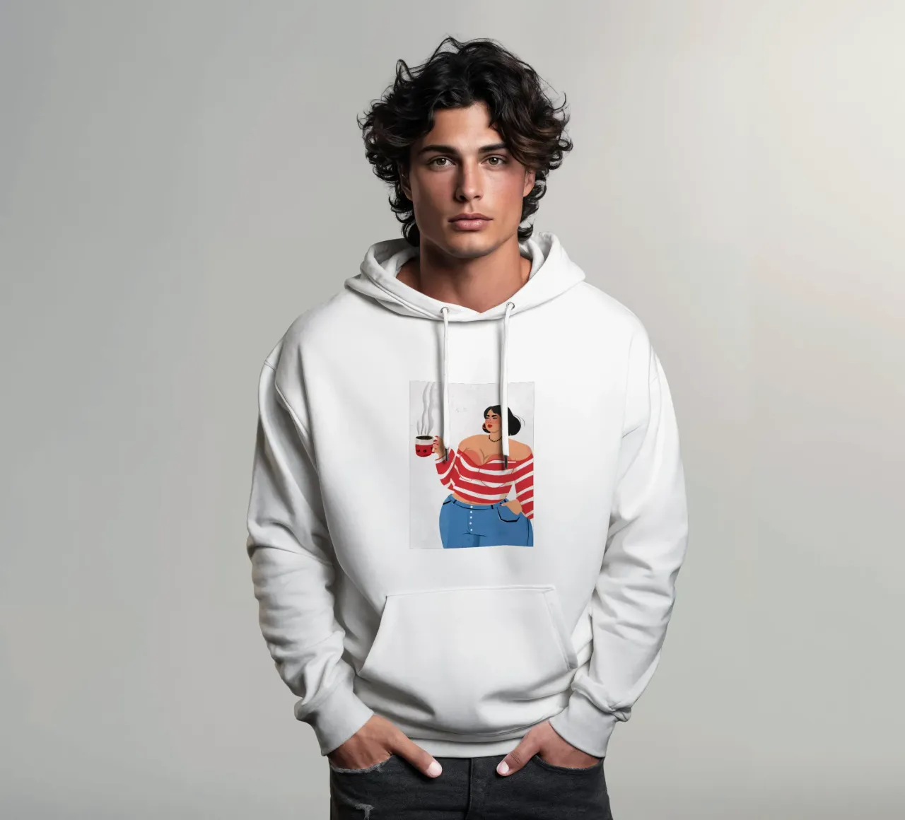 Espresso Warm Embrace felpa con cappuccio da Prism Ritual