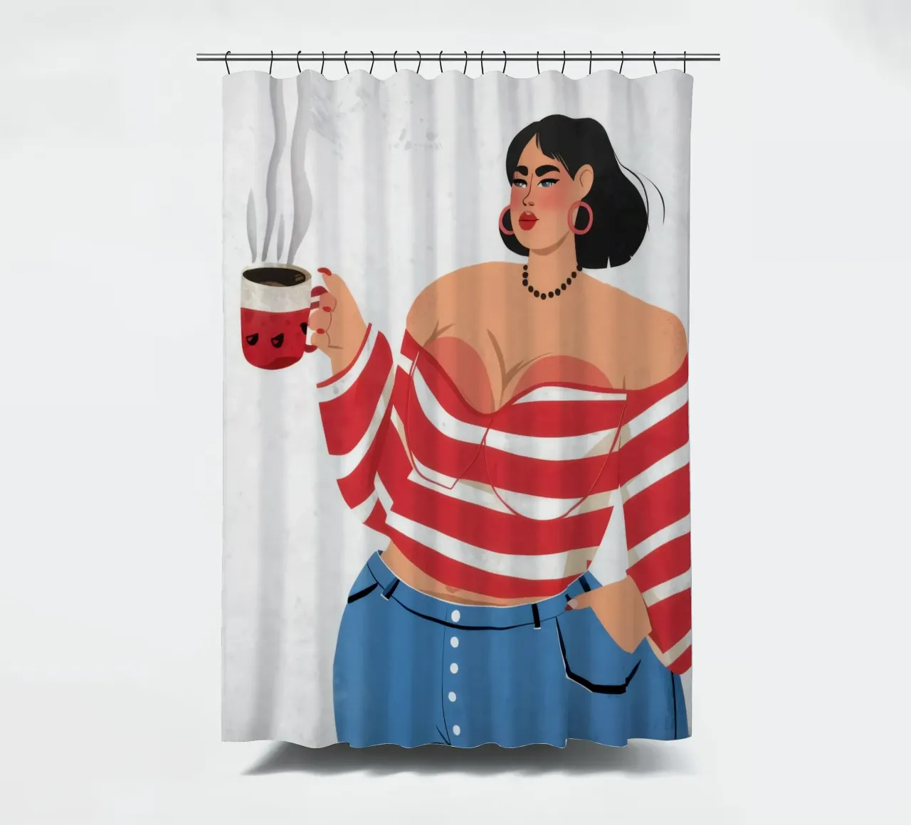 Espresso Warm Embrace tenda da doccia da Prism Ritual