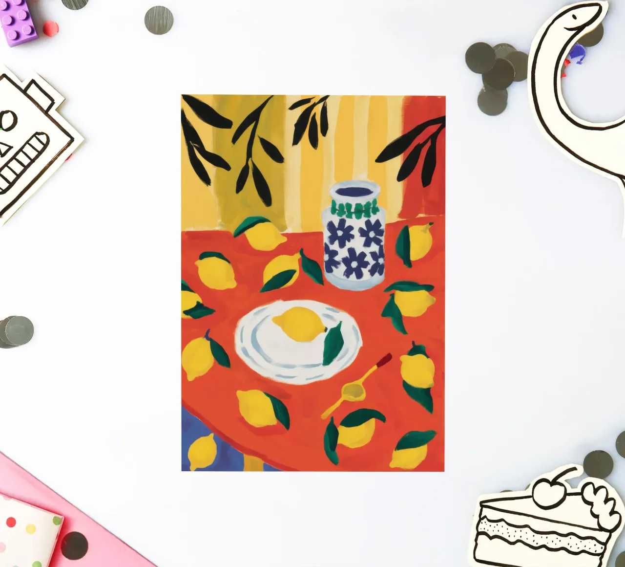 StillLife with Lemons sticker by Flock Reverie