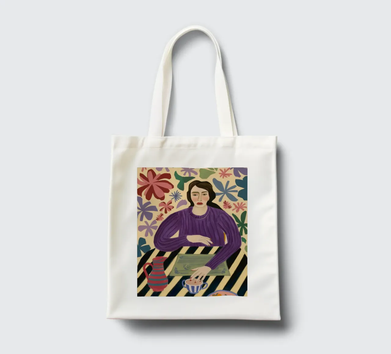 Artist Purple Prose tote bag by Prism Ritual