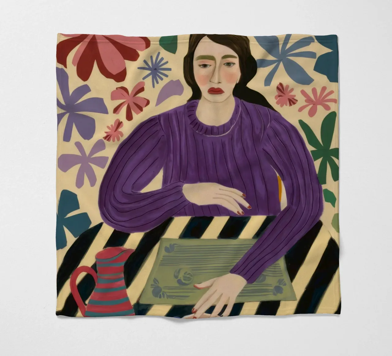 Artista Prosa Viola coperta in pile da Prism Ritual