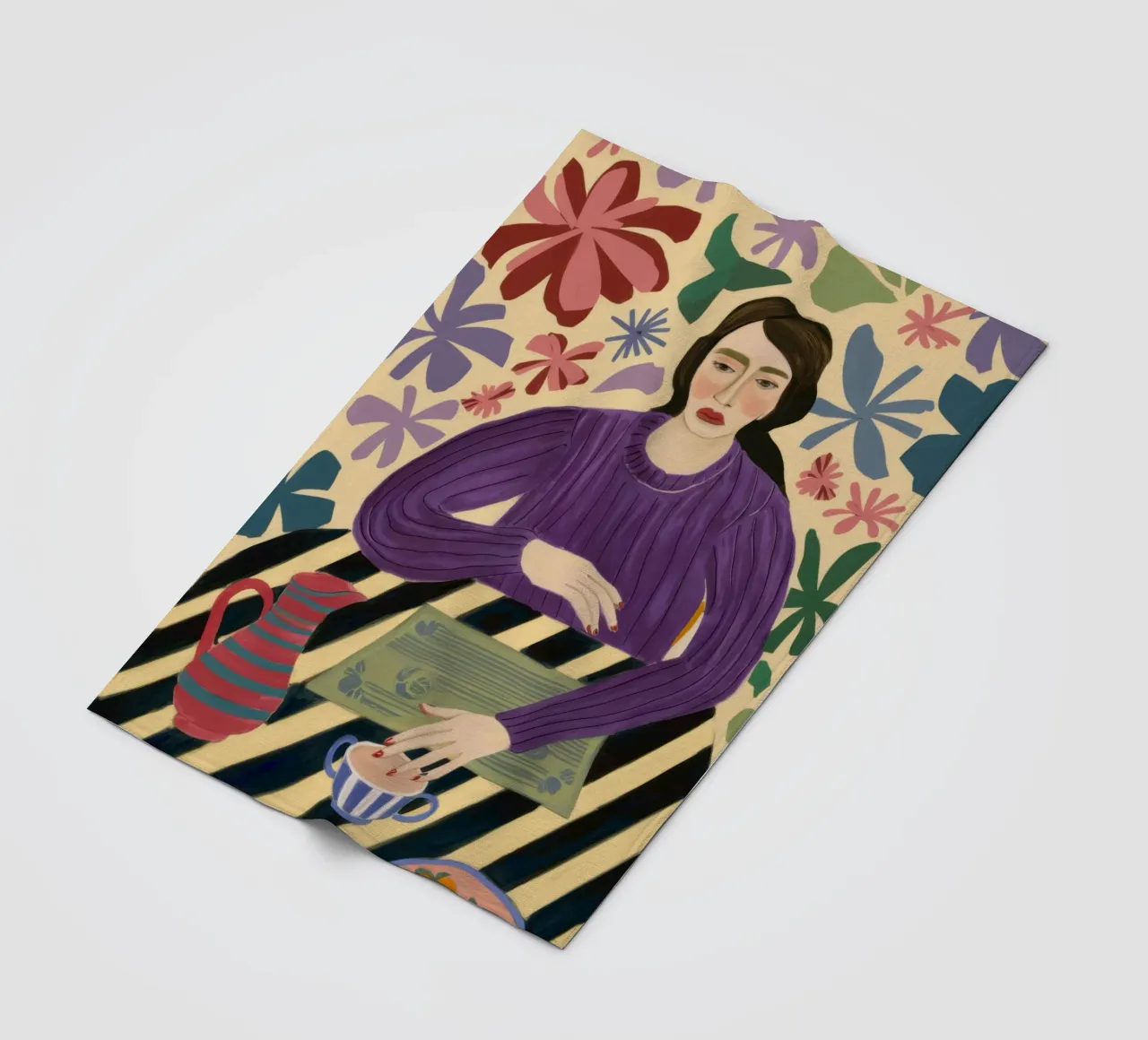Artista Prosa Viola coperta in pile da Prism Ritual
