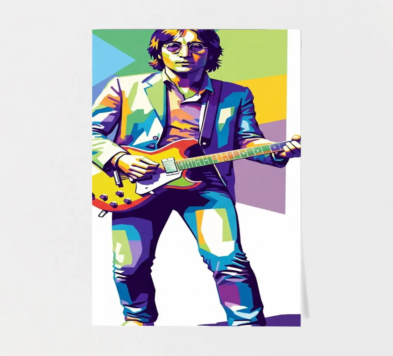 John Lennon imagine sticker sheet by Hantamrata