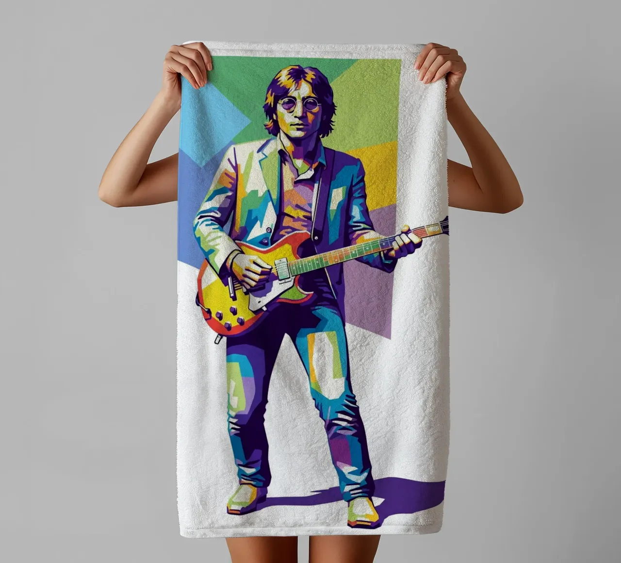 John Lennon imagine asciugamano da bagno da Hantamrata