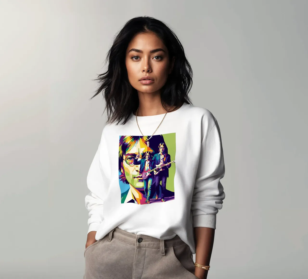 John Lennon WPAP art style felpa da Hantamrata
