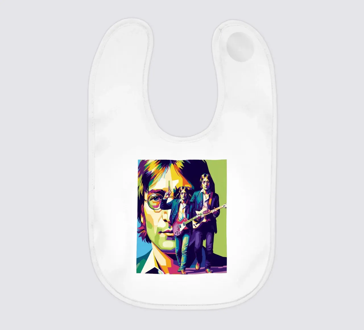John Lennon WPAP art style bavaglino da Hantamrata
