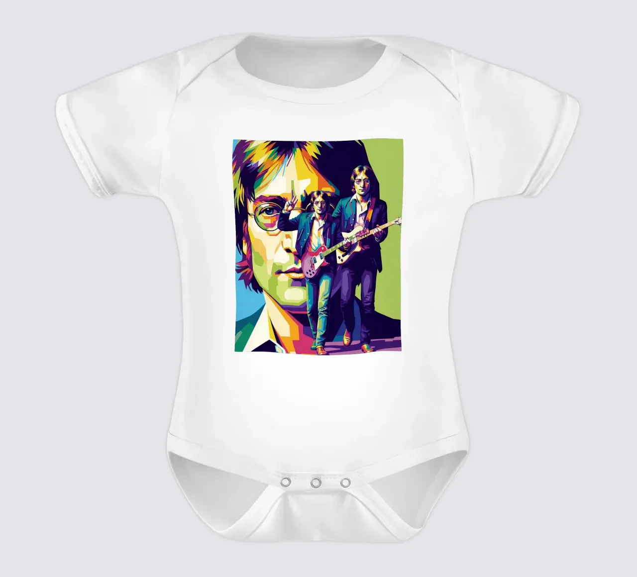 John Lennon WPAP art style body neonato maniche corte da Hantamrata