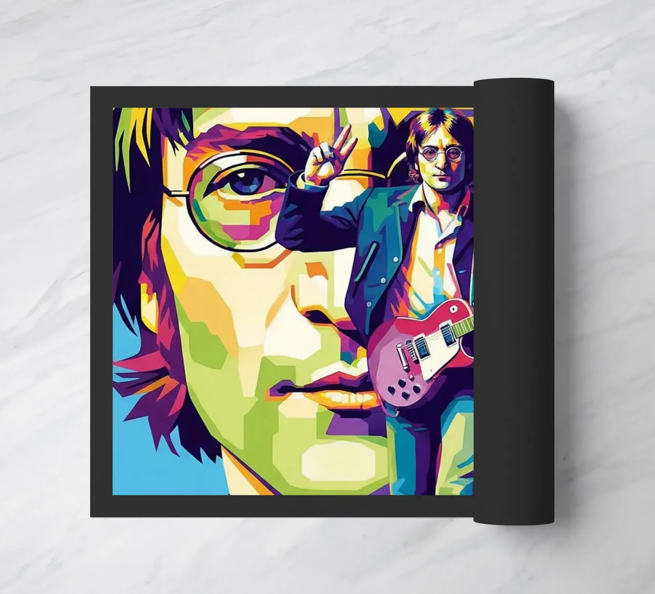 John Lennon WPAP art style zerbino da Hantamrata