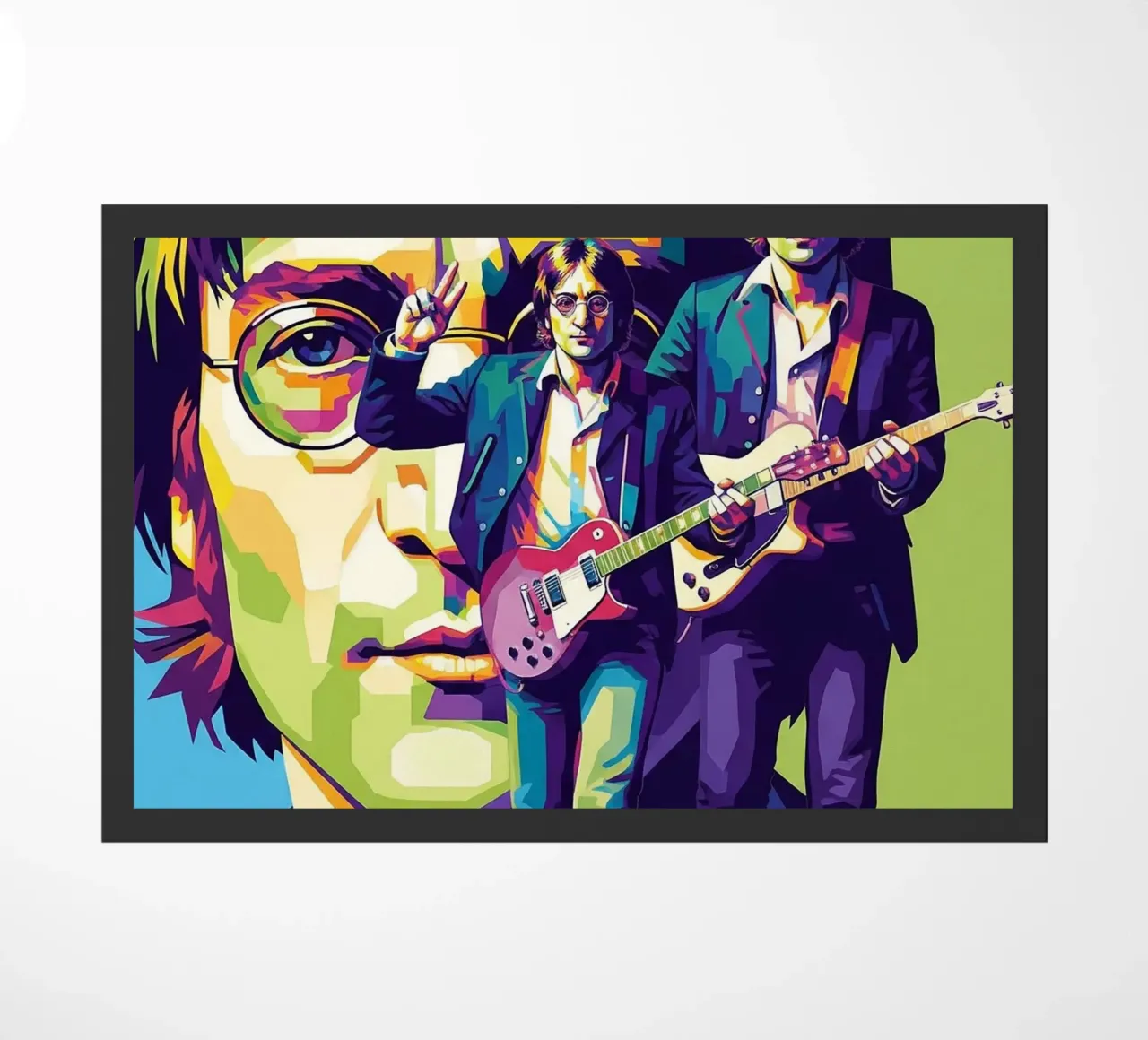 John Lennon WPAP art style zerbino da Hantamrata