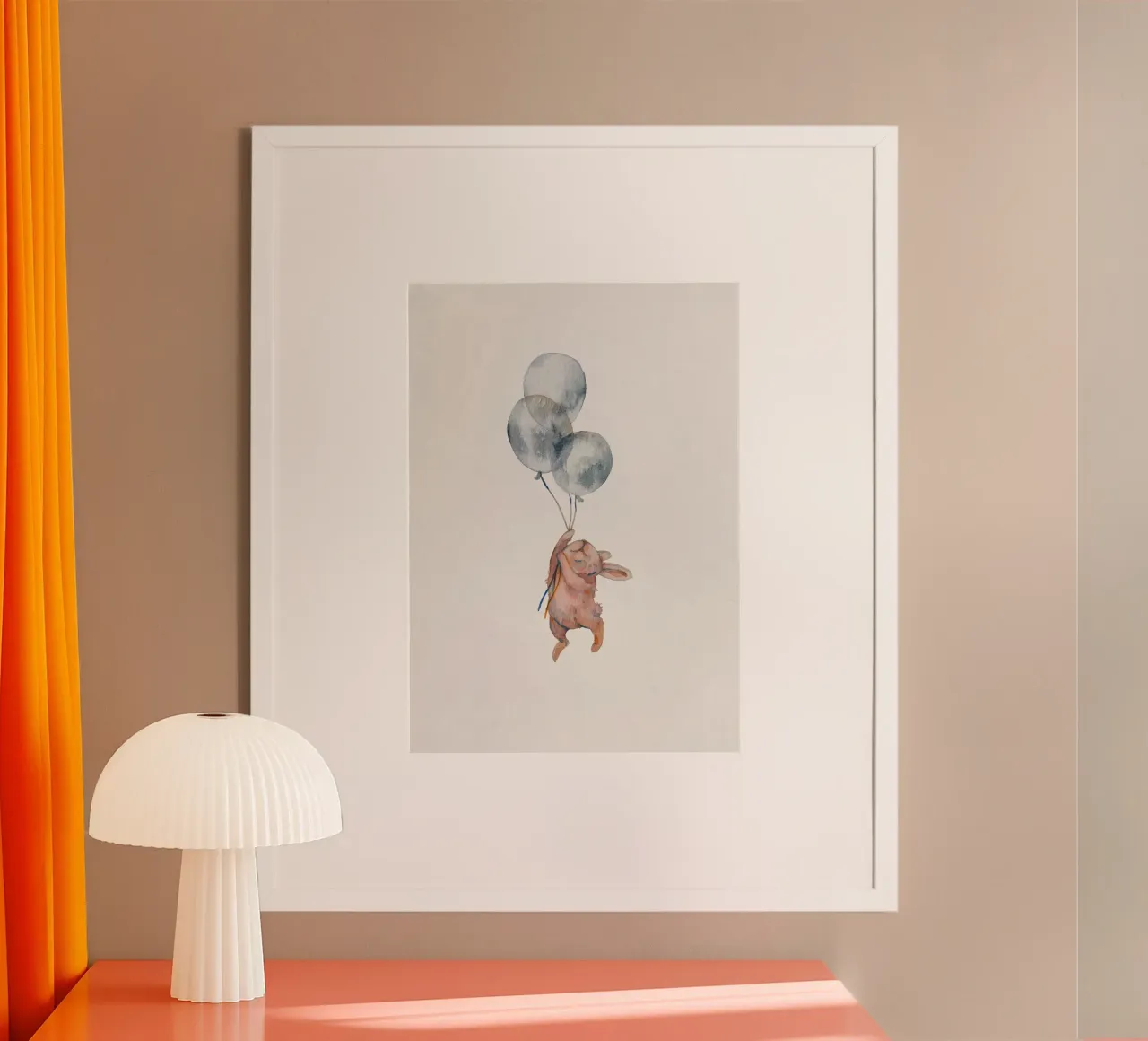 Flying Bunny poster by muench benjamin