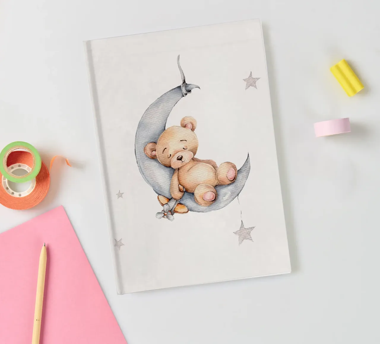 Schlafender Teddy Notizbuch von muench benjamin