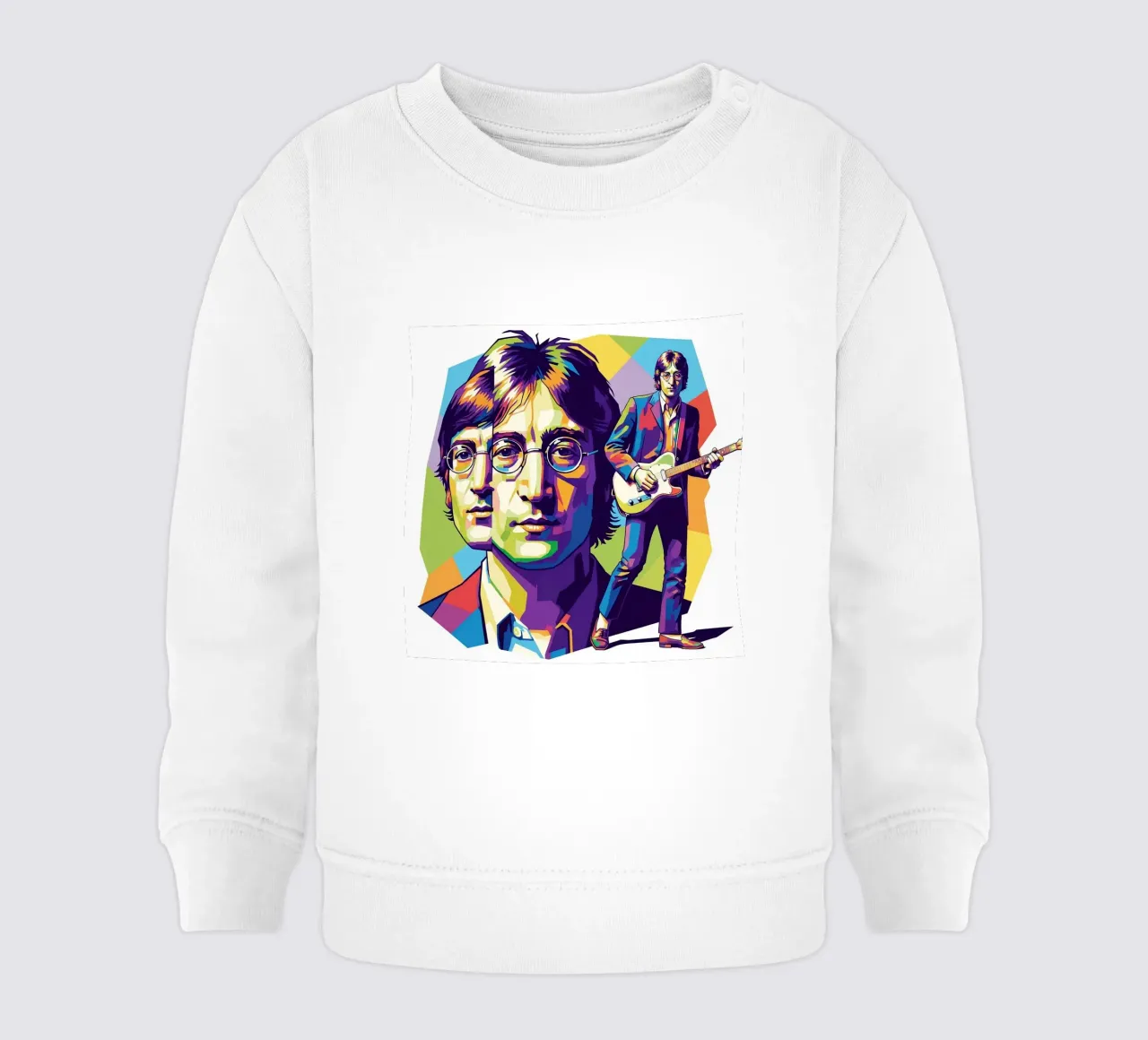 John Lennon art felpa neonato da Hantamrata